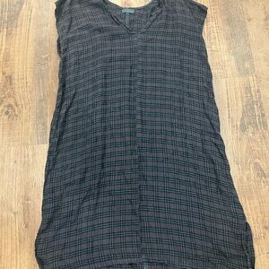 CP Shades Black and Gray Plaid Dress